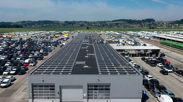 Photovoltaik system at Hödlmayr Logistics Austria