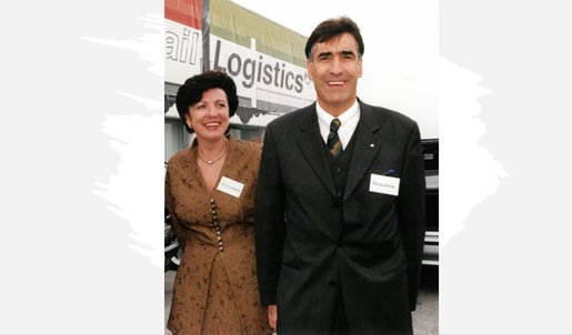 Christine Hödlmayr-Gammer and Johannes Hödlmayr in 1975