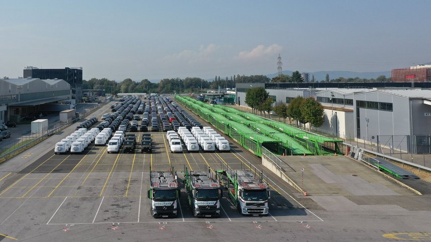 Hödlmayr Logistics GmbH compound in Graz