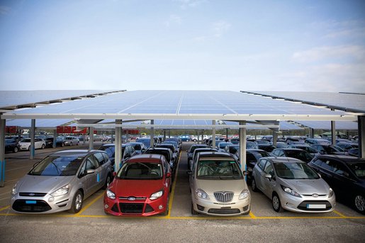 First photovoltaic solar installation on the Hödlmayr site in Belgium