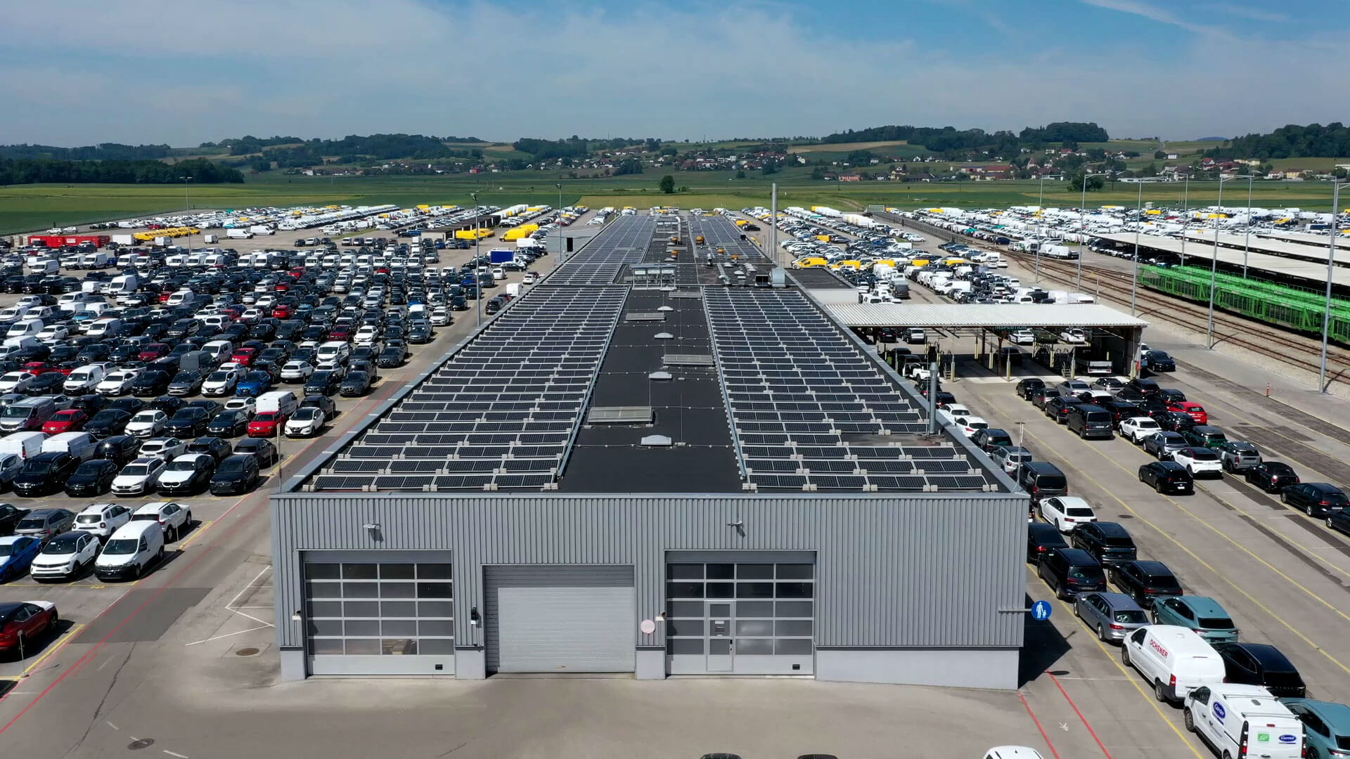 Photovoltaik system at the compound in Schwertberg