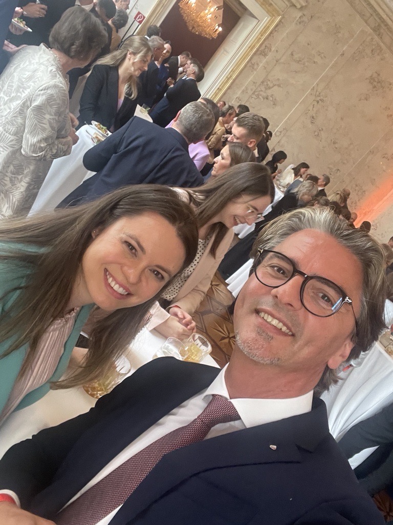 Selfie of Marlene Forrai and Robert Horvath