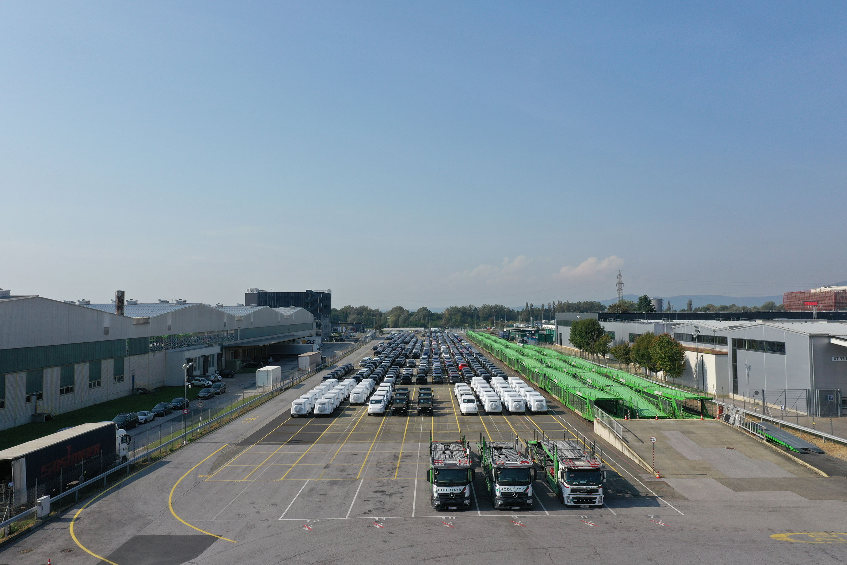 Hödlmayr Logistics GmbH compound in Graz